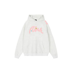 【Achock官方店】美式嘻哈发泡印花帽衫男刺绣花情侣加绒连帽卫衣