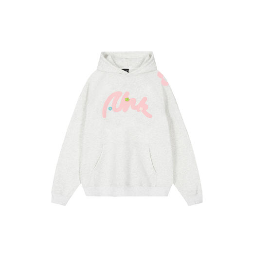 【Achock官方店】美式嘻哈发泡印花帽衫男刺绣花情侣加绒连帽卫衣 商品图0