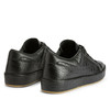 Giuseppe Zanotti 男士签名徽标压花鳄鱼纹皮革低帮休闲运动鞋 黑色 RM40015001 商品缩略图2