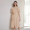 【中长款系带真丝裙】2024年春夏新品100%桑蚕丝系带收腰连衣裙 商品缩略图3