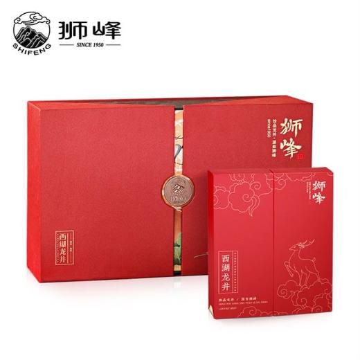 狮峰牌特级西湖龙井瑞鹿礼盒100g（该品发普通快递） 商品图0