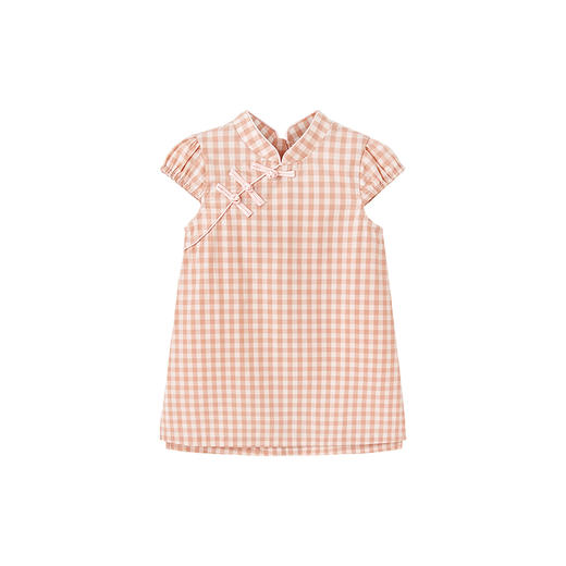 【商场同款】英氏女童连衣裙新中式纯棉国风旗袍春夏新款裙子 商品图4