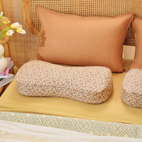 蔷薇之舞系列曲线枕荞麦壳枕头护颈椎病荞麦皮睡眠四季