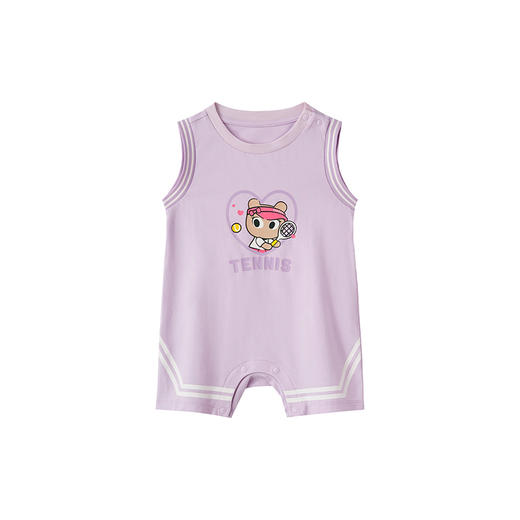 英氏复古运动系列童装连身衣春夏新款透气吸汗连身衣男女宝爬服婴幼儿衣服 商品图4