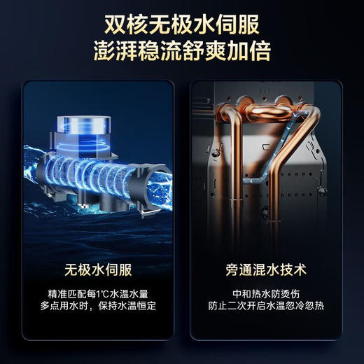 海尔16升零冷水燃气热水器水伺服恒温增压大水量ER5 海尔16升零冷水燃气热水器 商品图3