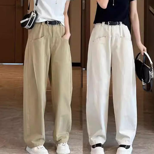 裁缝学苑AQ248新款阔腿裤纸样女装韩版高腰显瘦直筒裤长裤子样板 商品图5