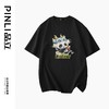 PINLI品立新中式2024夏季新款男士中国风熊猫烫钻印花圆领短袖T恤BG242111014 商品缩略图3
