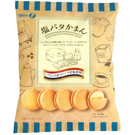 宝制果盐味芝士黄油夹心饼干 商品图0