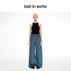 [捡漏价]lost in echo2024春季新品设计师品牌大口袋酸洗阔腿休闲牛仔裤 商品缩略图3