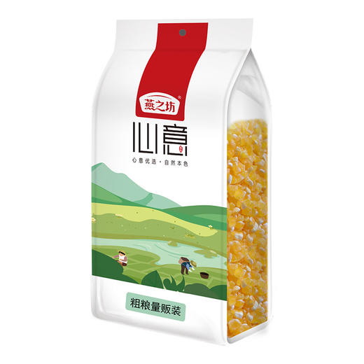 【燕之坊】小玉米渣1kg 东北玉米碴子粥原料五谷粗粮杂粮2斤装 商品图2