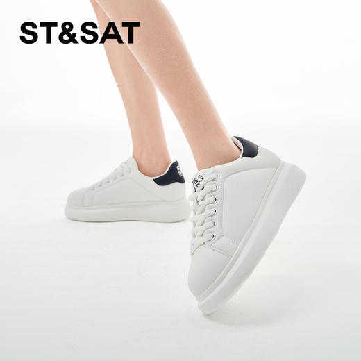 星期六经典百搭休闲小白鞋SSC1112349 商品图3