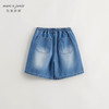 马克珍妮男童舒适纯棉五分牛仔短裤儿童裤子2024年夏装新款240517 商品缩略图3