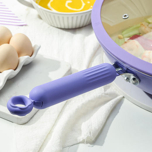 赫曼德 紫罗兰不粘炒锅HMD-9719 商品图2