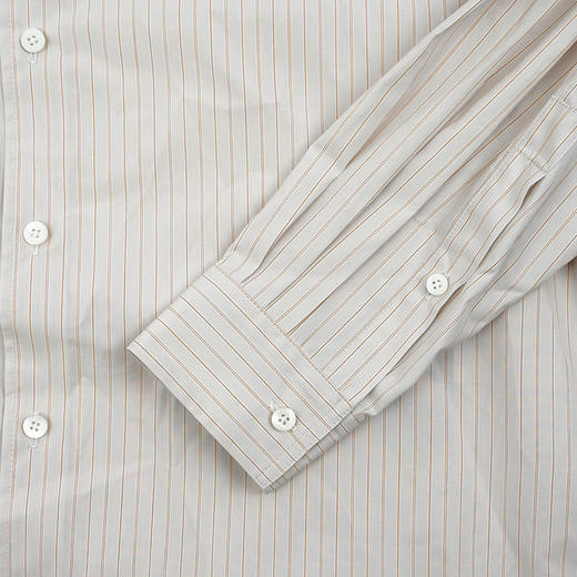 YOKE BOXY STRIPE REGULAR COLLAR SHIRT 高支棉经典款条纹衬衫 商品图2