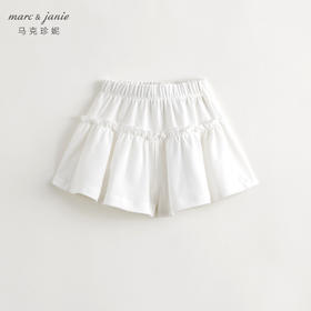 【凉感快干】马克珍妮女童休闲运动A字宽松短裤夏装新款240620