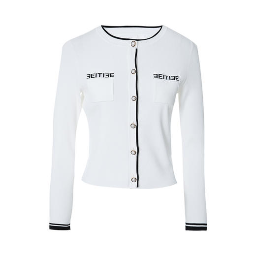 EITIE爱特爱春季新款时尚简约修身显瘦针织衫7301005 商品图10