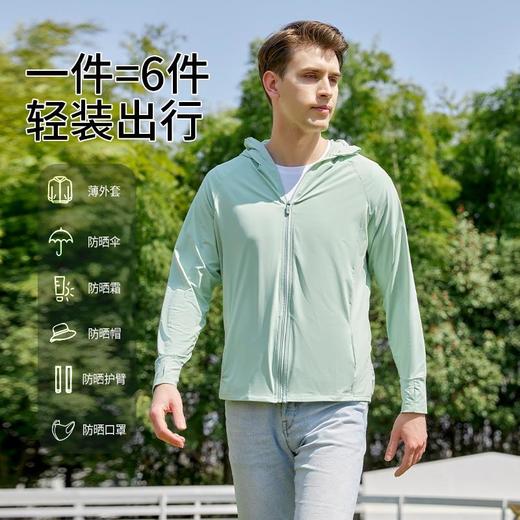 「买2件赠口袋遮阳伞」L MVIG 防晒衣 凉感科技持久防晒不闷热 UPF50+紫外线阻隔率>95% 挺阔大帽檐 360°全面包裹 商品图5