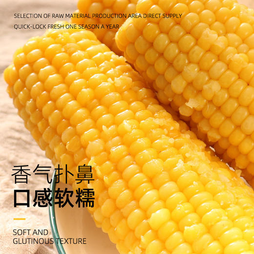 【敖汉非转基因香糯玉米】 0 农残！ 0化肥！ 0防腐 ！0添加！放心粗粮 粒粒分明 香甜软糯有嚼劲！ 商品图4