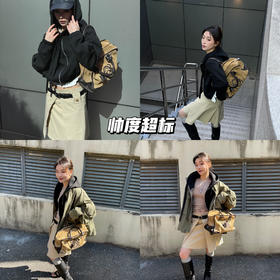 新品上身 | 工装短裙绝了，a字版型很藏肉🌝