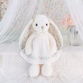 Gabriel伽百利优雅花裙兔公仔毛绒玩具
