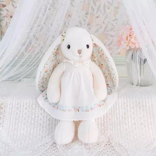 Gabriel伽百利优雅花裙兔公仔毛绒玩具 商品图0