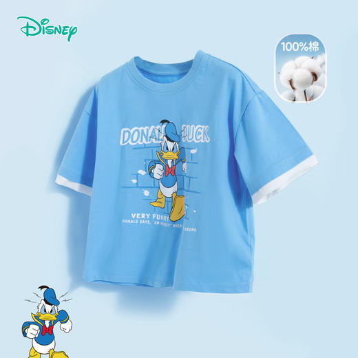 【商城同款】迪士尼唐老鸭短袖T恤232DS1011 商品图3