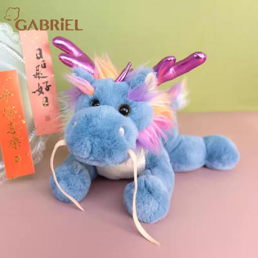 Gabriel伽百利腾飞闪耀的龙毛绒玩具公仔 商品图0