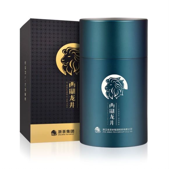 狮峰牌精品西湖龙井蓝罐装春兰50g（该品发普通快递）