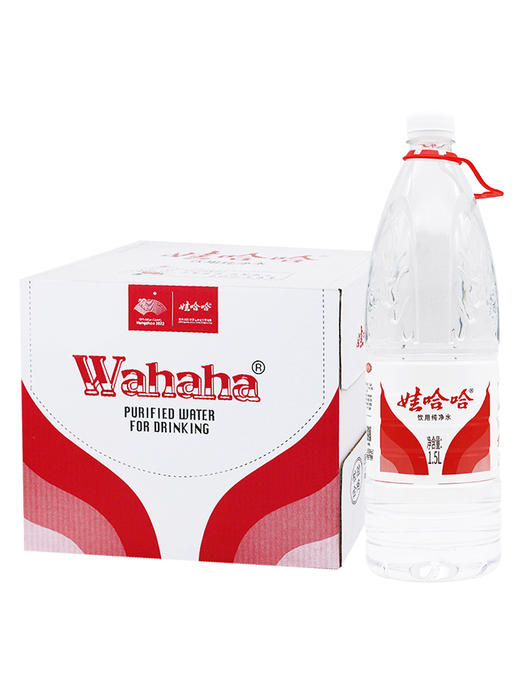 【仅限自提】娃哈哈饮用水纯净水1.5L*12大瓶装 整件 商品图0