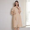 【中长款系带真丝裙】2024年春夏新品100%桑蚕丝系带收腰连衣裙 商品缩略图5