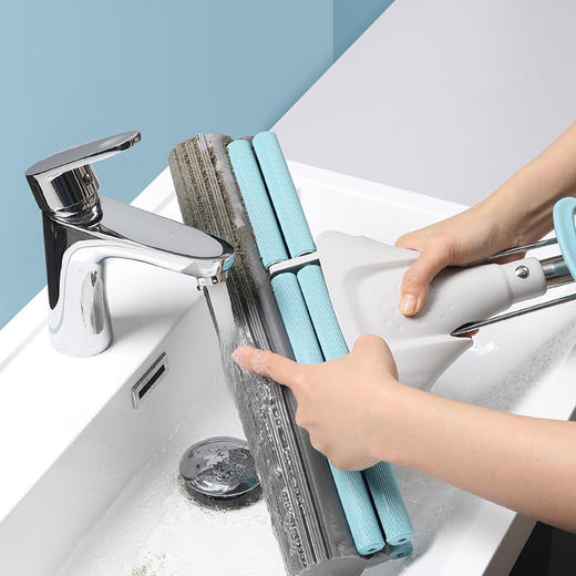 【巨吸龙滚轮式&天骄】美丽雅滚轮式胶棉拖备件1个装 商品图3