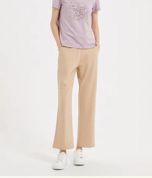 FF竹纤维女士罗马布休闲直筒裤1072 商品图1