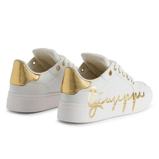 Giuseppe Zanotti 女士签名徽标印花低帮休闲运动鞋 白色 RS40004002 商品图2