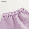 马克珍妮女童法式拼接荷叶边棉麻短裤儿童裤子2024夏装新款240853 商品缩略图3