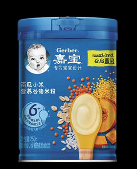 嘉宝南瓜小米营养谷物米粉250g