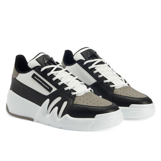 Giuseppe Zanotti 男士金属签名徽标 Talon 休闲运动鞋 混色 RU30000004 商品图1