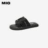 MIO米奥夏季韩版低跟拖鞋复古舒软通勤一字拖云感耐磨女鞋M243131230 商品缩略图1
