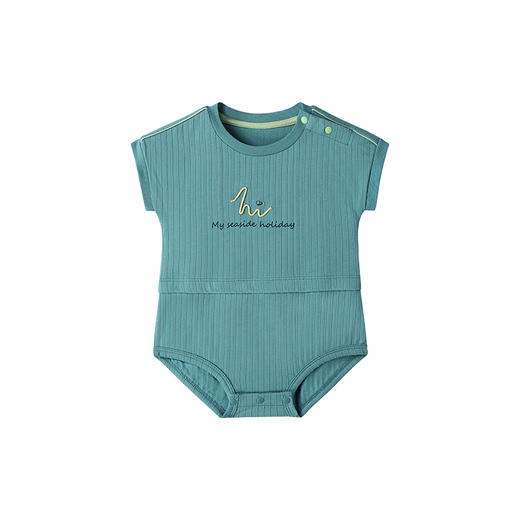 【商场同款】英氏新生儿连体衣男宝无袖婴儿衣服新款包屁衣 商品图4