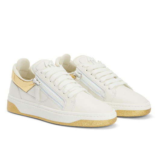 Giuseppe Zanotti 女士金属签名徽标 Gz94 低帮休闲运动鞋 白色 RS30039001 商品图1