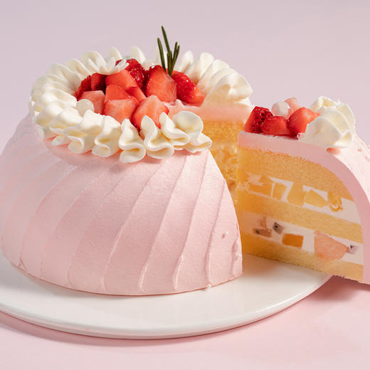 【事事如意】多种清甜鲜果粒搭配上满溢的大块草莓，碰撞出春的清新「莓」满幸福清爽不腻 商品图2