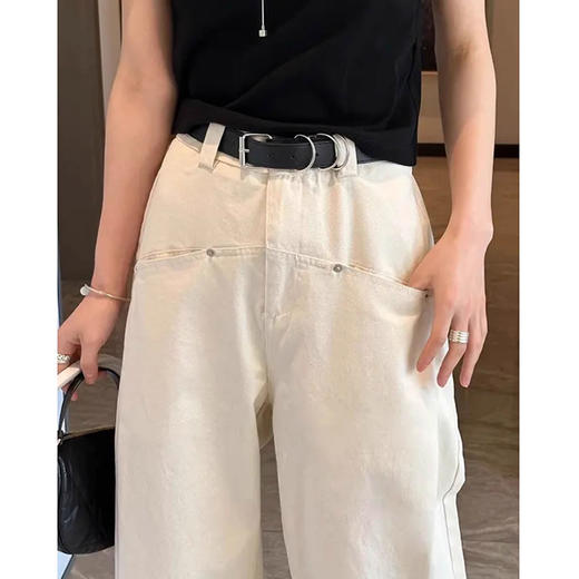 裁缝学苑AQ248新款阔腿裤纸样女装韩版高腰显瘦直筒裤长裤子样板 商品图2