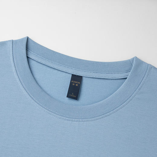 14LP5017614LP50176【含桑蚕丝】罗蒙男士夏季t恤短袖polo衫商务纯色男polo衫 商品图8