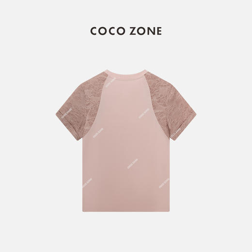 COCO ZONE2024新中式国风设计感盘扣T恤休闲圆领上衣CC1A0570 商品图1