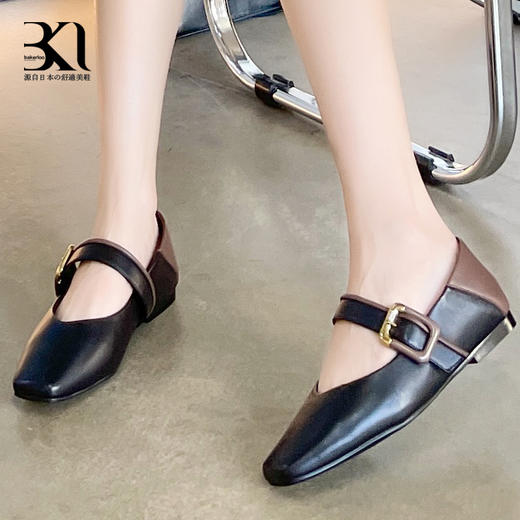 BAKERLOO舒适羊皮百搭玛丽珍低跟女鞋 商品图4