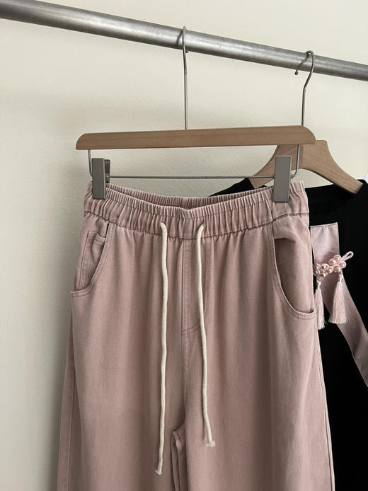 脏脏粉牛仔阔腿裤 商品图4