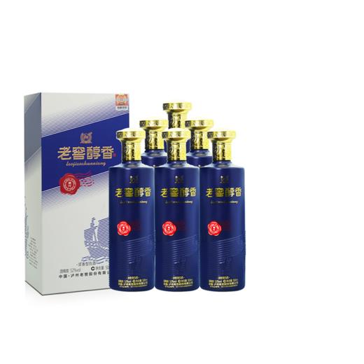 【酒厂直营】52度 老窖醇香酒 潮代 500ml*6 泸州老窖官方旗舰店（内含礼品袋） 商品图0