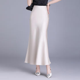 优雅包臀鱼尾裙，长款简约修身高腰显瘦半身裙MYX-33083