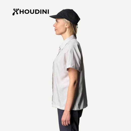 HOUDINI胡丁尼 Tree Top 树 女户外快干凉爽休闲天丝短袖T恤衬衫 860010 商品图10