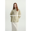 MAISON CECILE晕染灰绿色桑蚕丝随性风宽松上衣 商品缩略图1