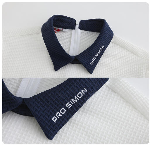BNS-307A【肌理面料】PROSIMON高尔夫女款春夏时尚活力短袖POLO衫 商品图2